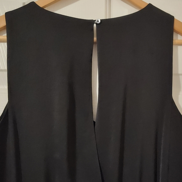 Madewell Little Black V Neck Sleeveless Midi Dress, Size 6, knee length - Picture 5 of 8